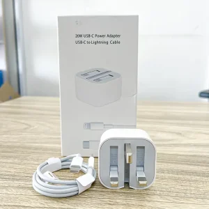 fast charger head 20w and type c cord for iphones