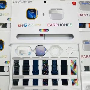 i20 ultra max suit smartwatch 10 in 1 set