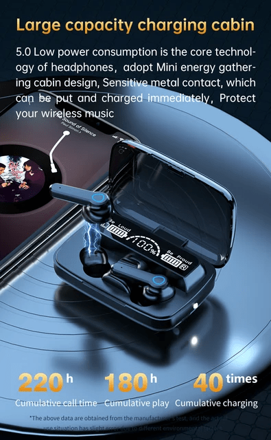 M19 TWS Wireless Earbuds Bluetooth m19 tws wireless earbuds bluetooth 5.0 led display stereo gaming earbuds