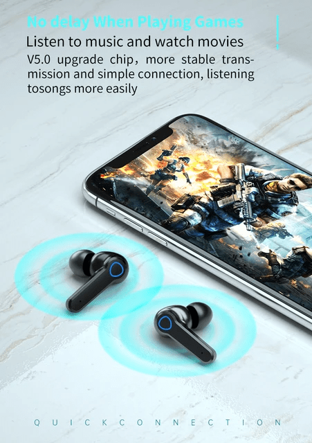 M19 TWS Wireless Earbuds Bluetooth m19 tws wireless earbuds bluetooth 5.0 led display stereo gaming earbuds