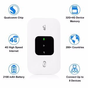 universal 4g lte portable mobile mifi (mf800a) 2100mah