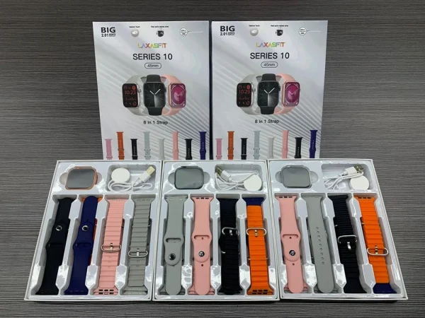 orange smart watch series 10 8 in 1 straps