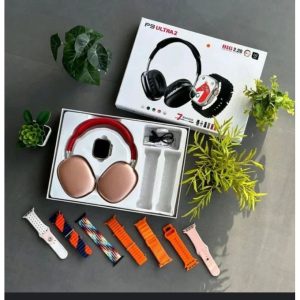 p9 ultra 2 and smart watch and ear phone