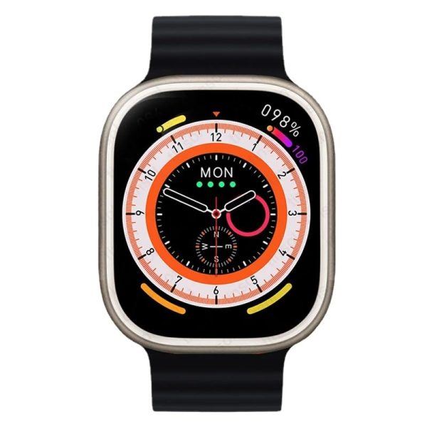 z69 ultra smartwatch compass nfc heart rate 49mm smart watch series 8 men women pk js8 dt8 z70 zw8 zd8 h11 hk8 hk9 pro max ultra black double strap